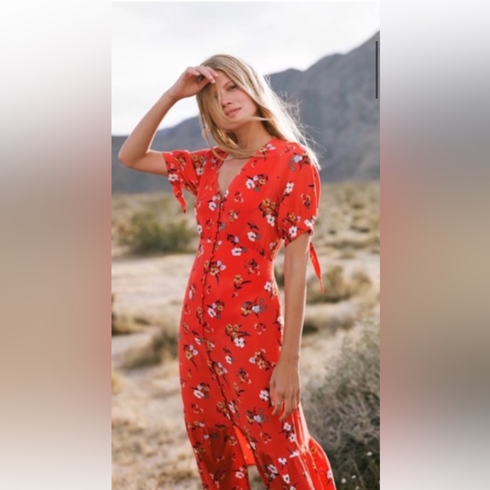 Anthropologie Eudora Midi Dress